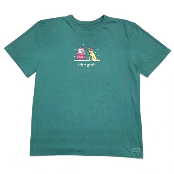 Life Is Good Men’s Lot Of 3 Holiday Crusher Tees Size XL Short Long Sleeve Tops - Picture 2 of 13